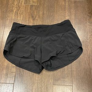 black lulu lemon shorts